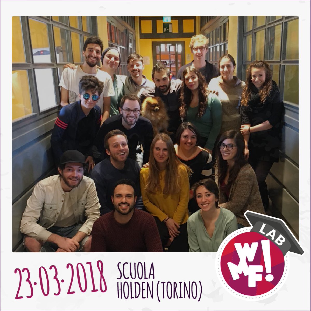 WMFWeMakeFuture's tweet photo. Eccoci a Torino! Durante il #WMFLab, insieme ai ragazzi della Scuola Holden, abbiamo lavorato attivamente alla creazione di una campagna di comunicazione Digitale! #wmf18 https://t.co/qYXN1upIA6
