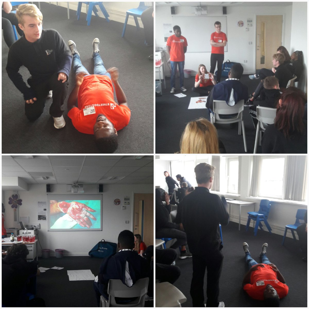 EdgeNorthfield's tweet image. Another belter of a Friday enrichment session today! Sports @thefactory_YPC, "Hot Cross Bun" workshop, "Electronics" group, "First Aid" seminar run by @StreetDoctors, and student interviews with @freeradionews &amp;amp; @LABMidlands! What an afternoon! #shapingfutures #enrichment #APFree