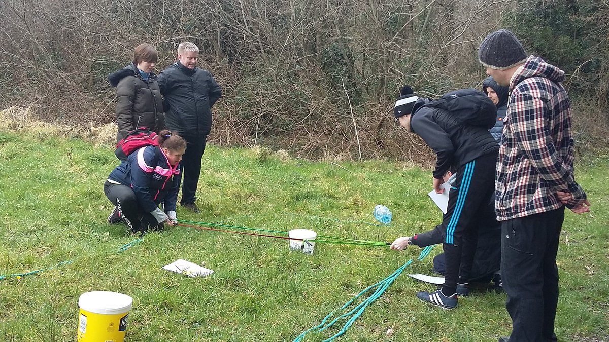 Very enjoyable morning orienteering and participating in team building games in Ballyseedy Wood today. Well done to all