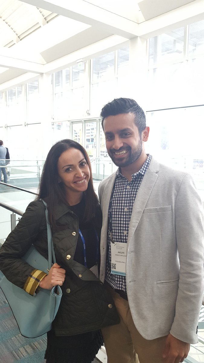 VIRDelaware's tweet photo. Drs. Chedrawy and Vance at #SIR18LA. Did a great job presenting. @SIRRFS https://t.co/BgM3PjkI0u