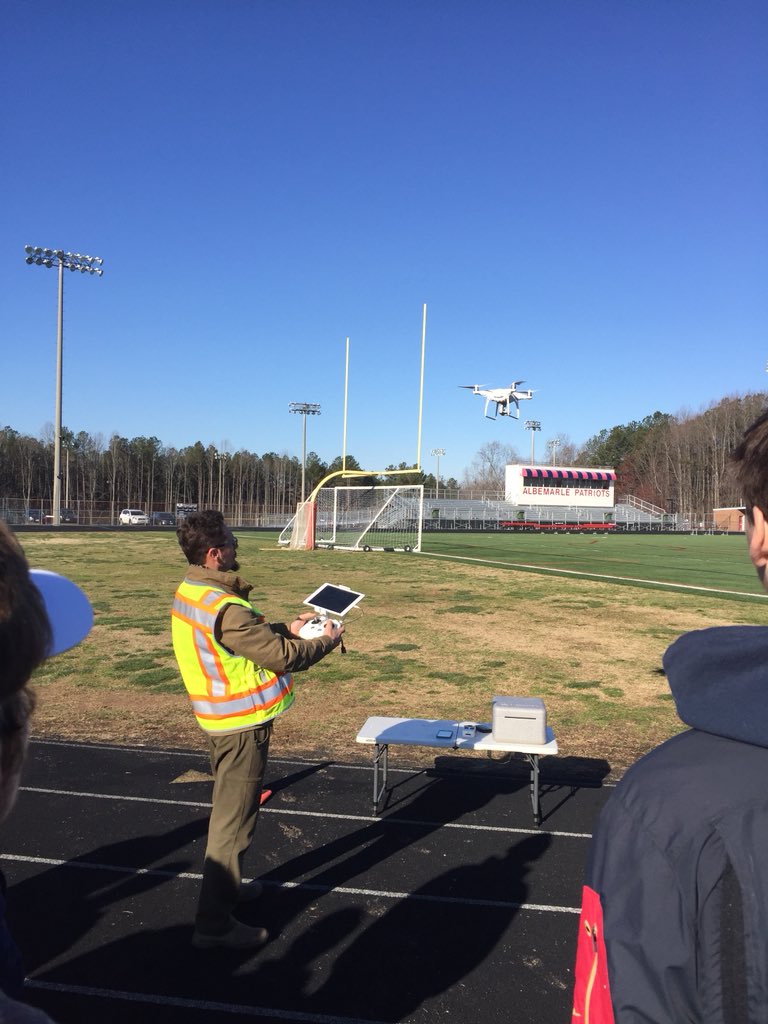 Geospatial Semester (@geosemester) on Twitter photo Thanks to <a href="/skycladaerial/">Skyclad Aerial</a> for working with AHS GSS to learn how to use drones to capture aerial photos for #GIS applications.
<a href="/ahsgeo/">Chris Bunin</a> @jmuisat <a href="/k12albemarle/">AlbemarleCountySchls</a> Thanks to <a href="/skycladaerial/">Skyclad Aerial</a> for working with AHS GSS to learn how to use drones to capture aerial photos for #GIS applications.
<a href="/ahsgeo/">Chris Bunin</a> @jmuisat <a href="/k12albemarle/">AlbemarleCountySchls</a>