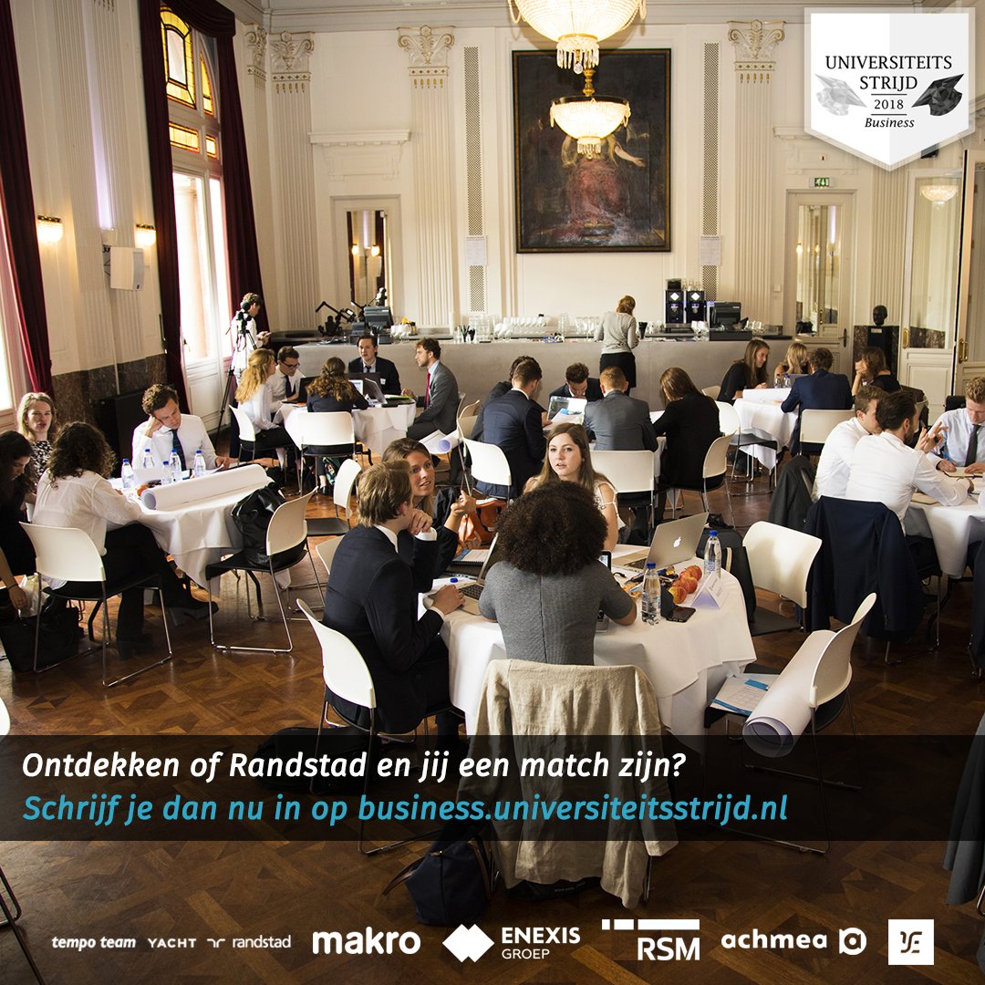 Durf jij jouw #universiteit te vertegenwoordigen en ons te laten zien wat je in huis hebt? Schrijf je dan nu in voor de Universiteitsstrijd Business 2018 #universiteitsstrijd2018 :bit.ly/2GhqREP
