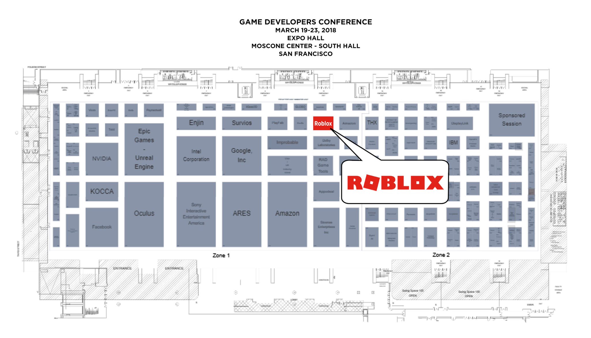 Bloxy News On Twitter Visual Location Of The Roblox Booth - roblox corp on twitter join at roblox at booth 1237 at