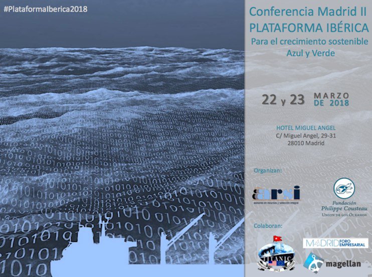 arsispain's tweet photo. Si tienes una especial sensibilidad respecto al mar, y en defensa de las políticas europeas de Crecimiento Azul, Ciberseguridad, Empleo y Formación, no te pierdas la #Plataforma Ibérica2018  22 y 23 de marzo | ARSI https://t.co/l7JYKXUH0h https://t.co/Zq4c8rePY4