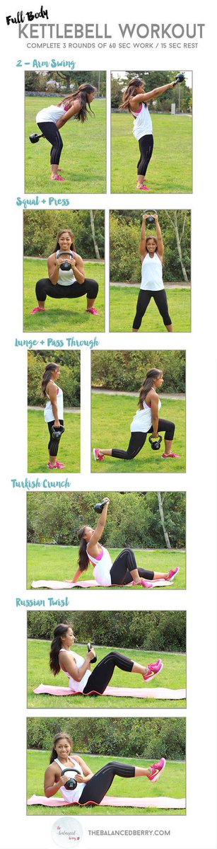 Beginner #Kettlebell #Workouts to Burn Fat and Be Strong fitbodybuzz.com/beginner-kettl…