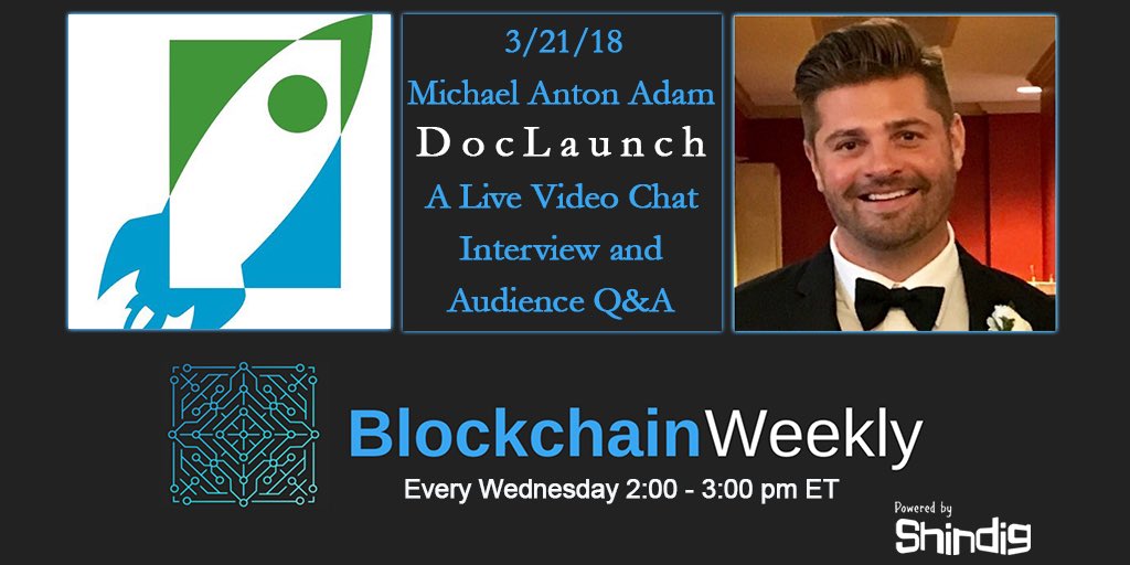 MichaelAntonADM's tweet photo. Join me TODAY at 2pm ET for a virtual Q&amp;A event and let’s talk #blockchain ! This is going to be fun. Join: https://t.co/9kcrguwuCy @DocLaunch_ @ShindigEvents #cryptocurrency #fintech https://t.co/ocW3wftNdY