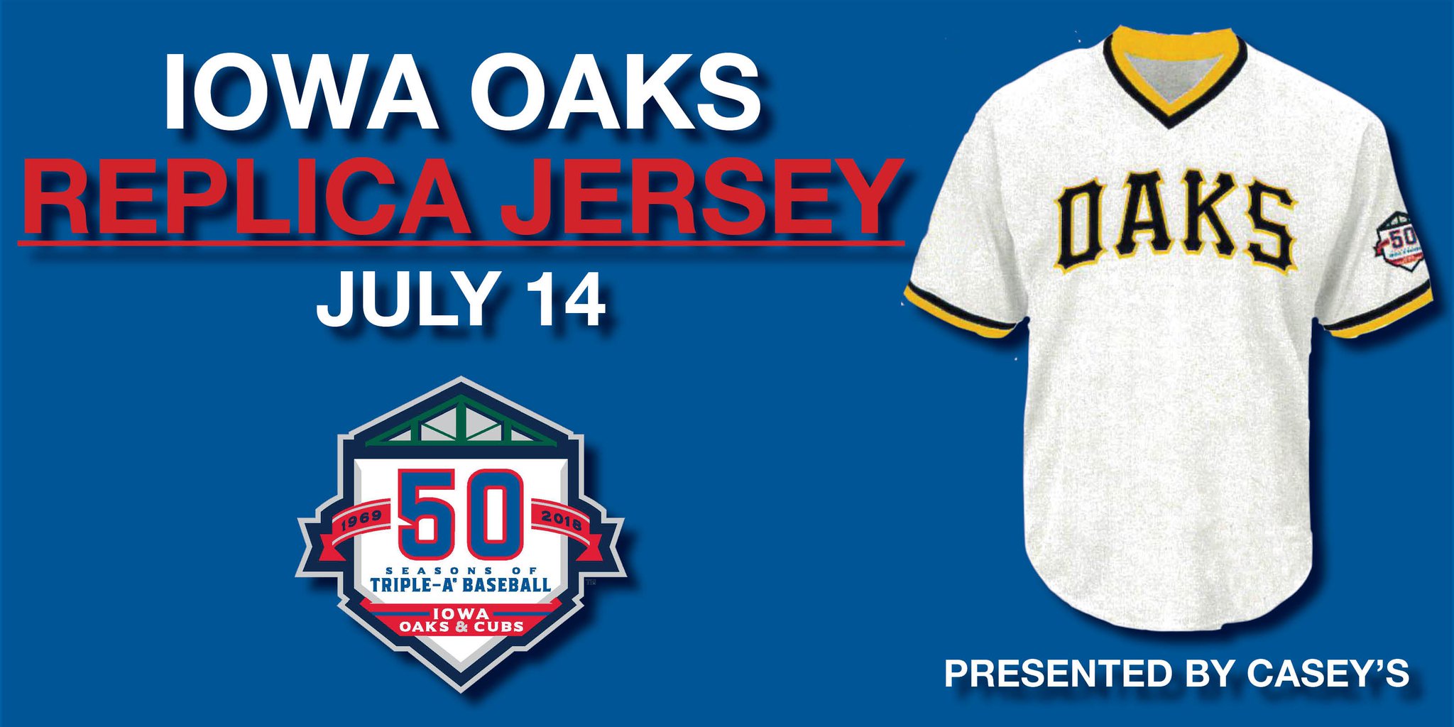 Iowa Cubs on X: Picture this: You in this Oaks jersey. And you