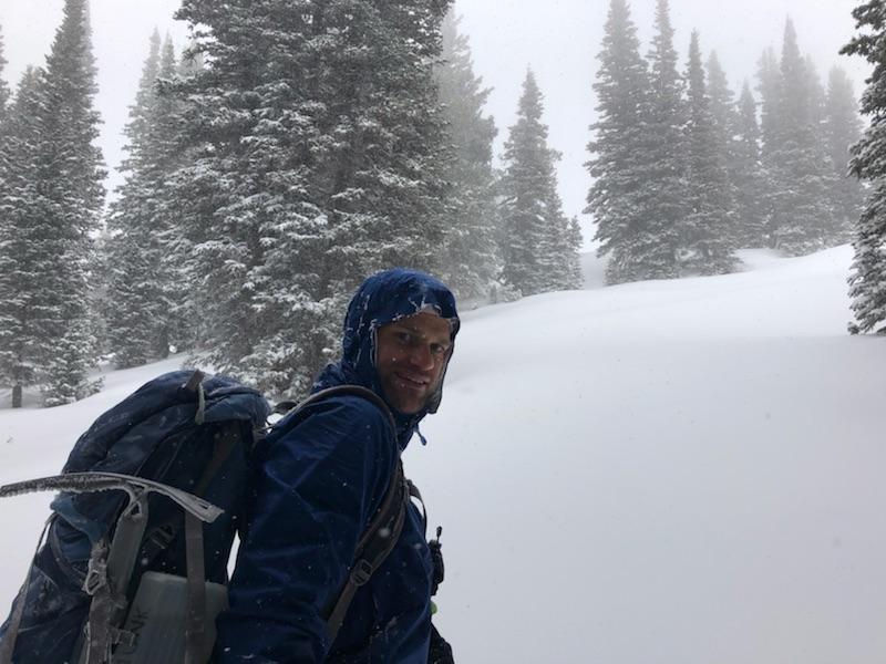Rainier training in full force. Lone Peak last Saturday, 4,500 vertical feet, deep snow, 40mph winds. 14 miles. Good day.