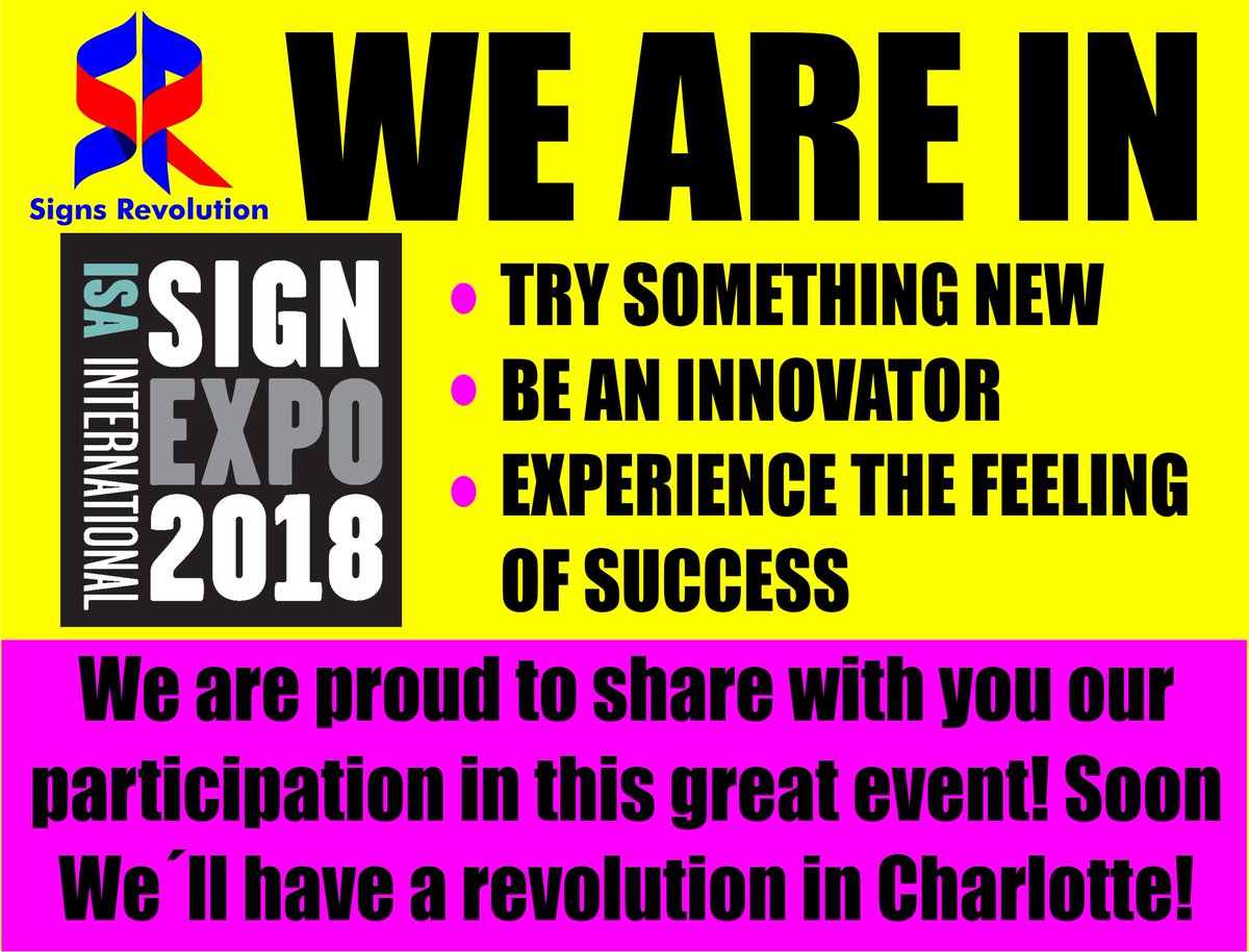 #ISASignExpo2018 We are here sharing our experience and learning more to be the best company in #CharlotteNC