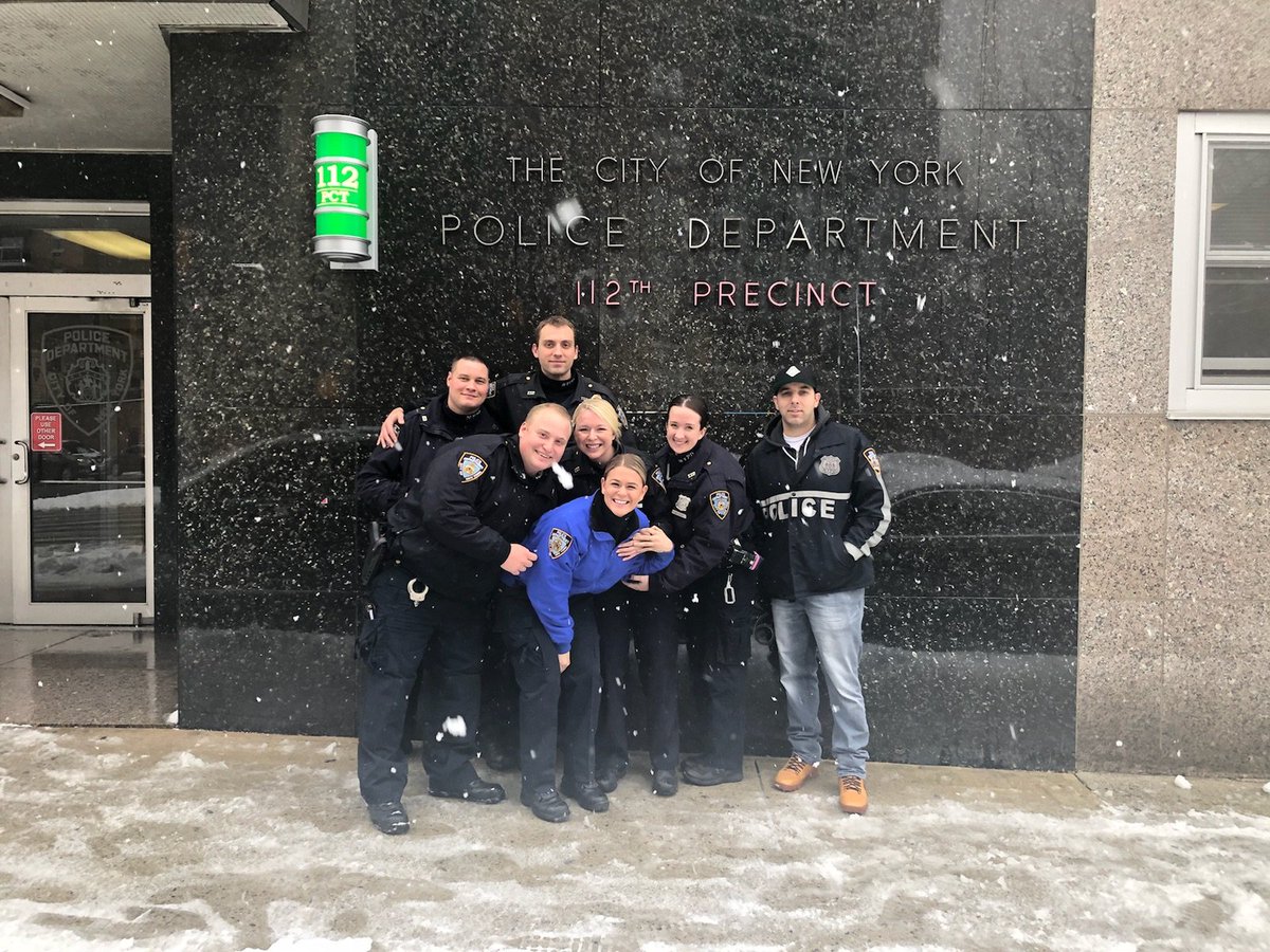 No snow days for the #NYPD! The brave men and women of the <a href="/NYPD112Pct/">NYPD 112th Precinct</a> protect Rego Park and Forest Hills in all weather! #WinterStormToby #Noreaster4