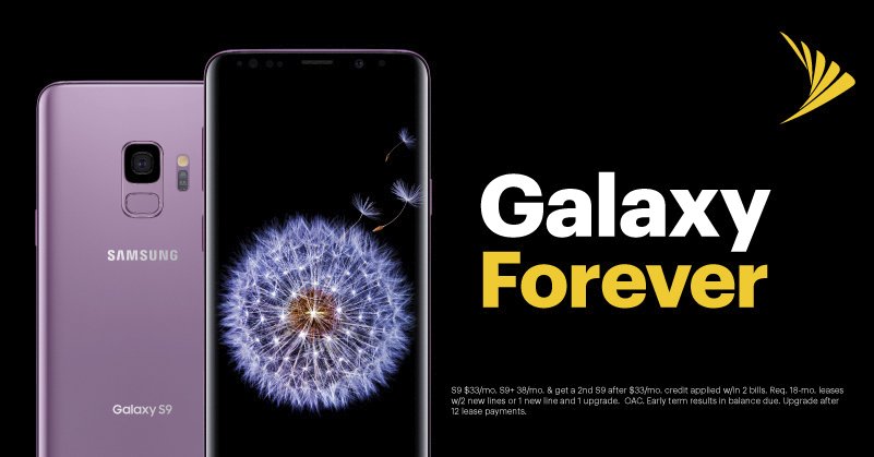 SprintPennHills's tweet photo. Forever? Forever ever?

That's right. 

Come lease a brand new Galaxy S9 or S9+ today in Penn Hills.
Get with that Galaxy Forever life.

We'll even throw in another one on us.

Ballin'

@YoungGunzz @SprintGR8Lakes #Pittsburgh #Galaxy #snowday https://t.co/BkMkej8baK