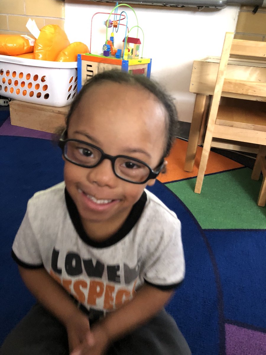 MackWeatherford's tweet photo. Celebrating World Down Syndrome Day for my favorite Carver Peanut T.J. 💙💛 https://t.co/8ocLZxCODO