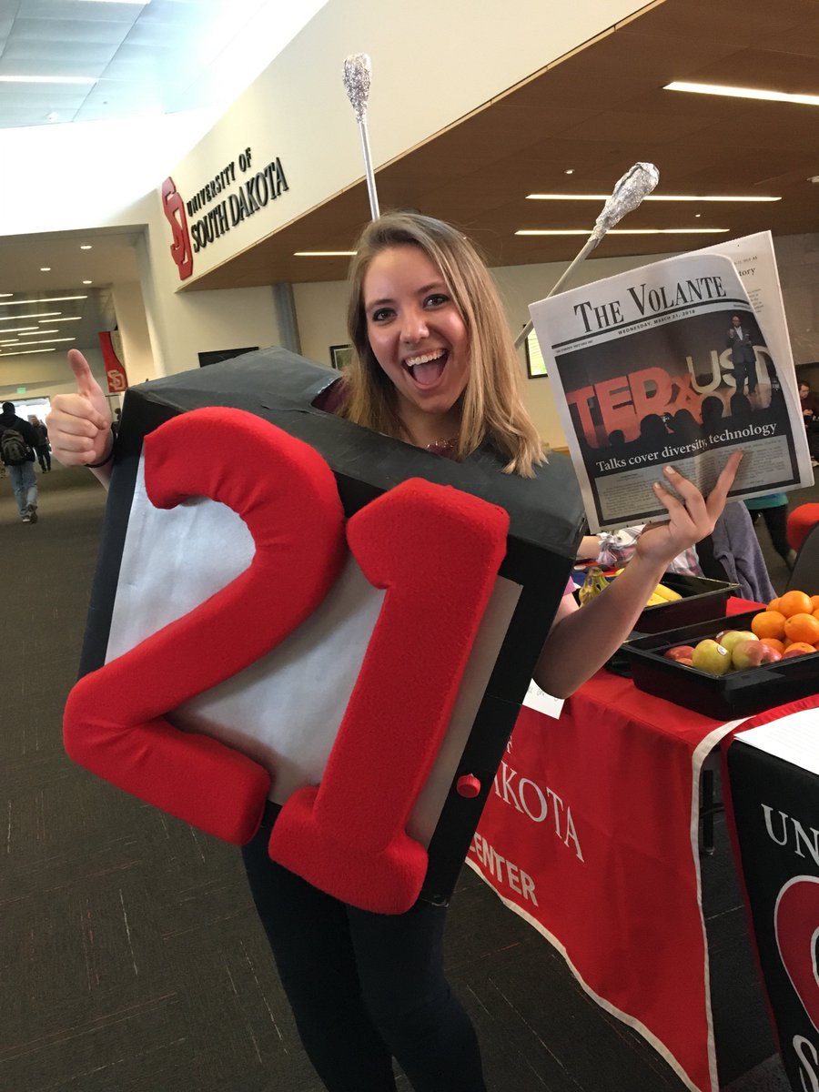 Come check out <a href="/soulek_2016/">Lauren Catherine</a> handing out papers in the MUC,  check out Coyote News at 5 on channel 21 and tune into KAOR on channel 91.1! <a href="/USDCrossMedia/">CrossMediaCouncil</a> <a href="/coyoteradio911/">KAOR 91.1 FM</a> <a href="/USDCoyoteNews/">Coyote News</a>