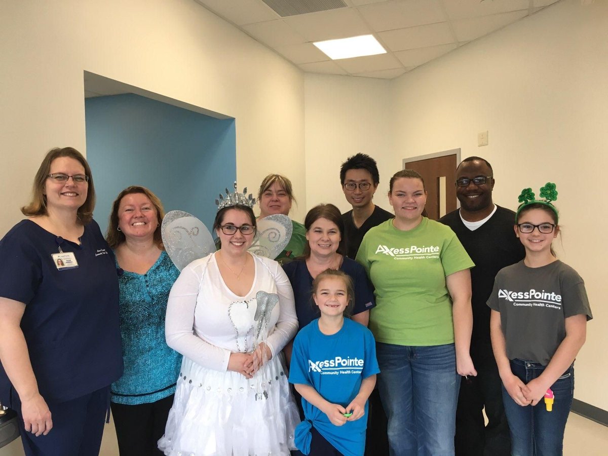 AxessPointe's tweet photo. The tooth fairy came to visit at our Give Kids a Smile event this weekend! Thank you to everyone who came and participated!
#dental #dentalhealth #axesspointe #dentist #health #healthcare #community #communityhealth #communityhealthcenter #healthcenter #chc #toothfairy https://t.co/Q9GSu2wNJ0