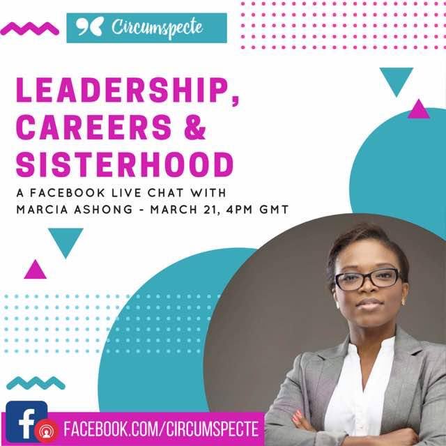 #SisterhoodMatters Facebook live chat is on going. .@marciakayie is talking about  .@BoardroomAfrica’s initiatives to support women in Leadership roles.