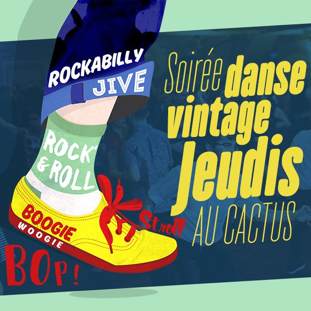 JiveStudio's tweet image. La prochaine session débute dans deux semaines ! 
Inscrivez-vous dès maintenant et vous aurez un Printemps Rock N Roll !
Et si vous hésitez, venez essayer un de nos cours d'initiation au Rockabilly Jive dans l'une de nos 3 soirées hebdomadaire !
buff.ly/2IeiEPU