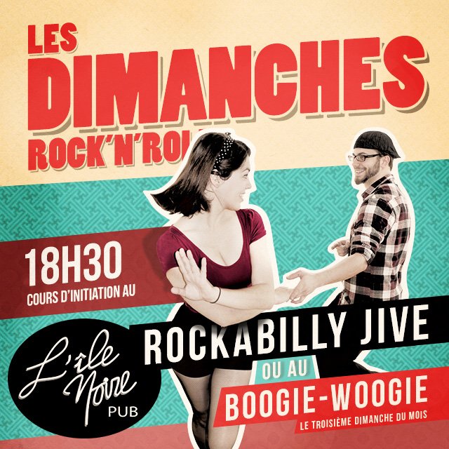 JiveStudio's tweet image. La prochaine session débute dans deux semaines ! 
Inscrivez-vous dès maintenant et vous aurez un Printemps Rock N Roll !
Et si vous hésitez, venez essayer un de nos cours d'initiation au Rockabilly Jive dans l'une de nos 3 soirées hebdomadaire !
buff.ly/2IeiEPU