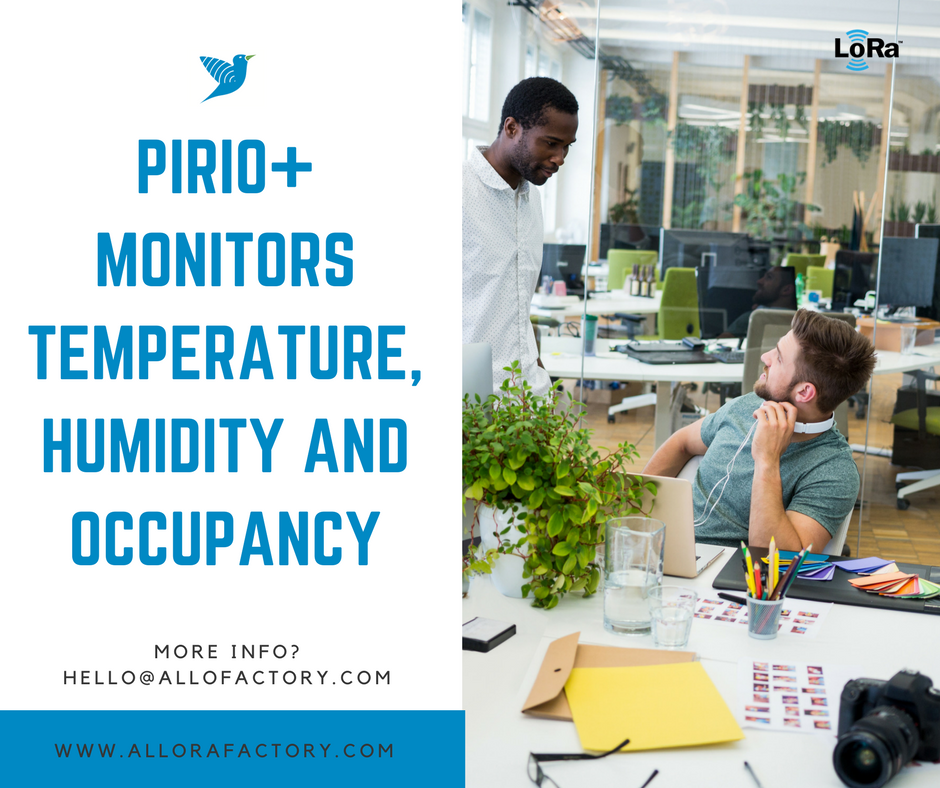 allorafactory's tweet photo. Do you have an IoT Project? Are you making your building smart? Pirio+ is your solution for indoor environmental monitoring. With only one sensor you can have temperature, humidity and occupancy rate data. 
#LoRaWAN #IoT #LoRa  #alloraFactory #occupancysensor https://t.co/YBbFub7ECG