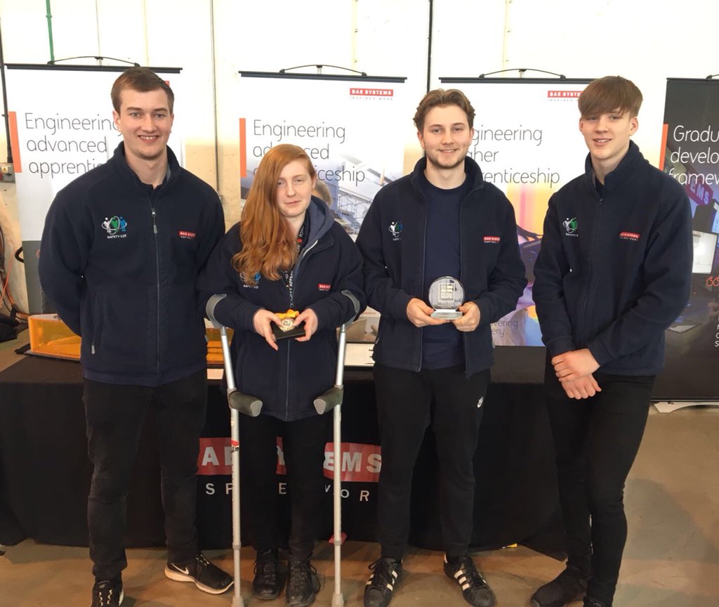 BAES_Maritime's tweet photo. The competition was high at this year’s Royal Navy Engineering Challenge so we’re very proud to say we came second in our category. Well done team! #YoE #RNEC18 #UTCChallenge https://t.co/h4I1snYG5P
