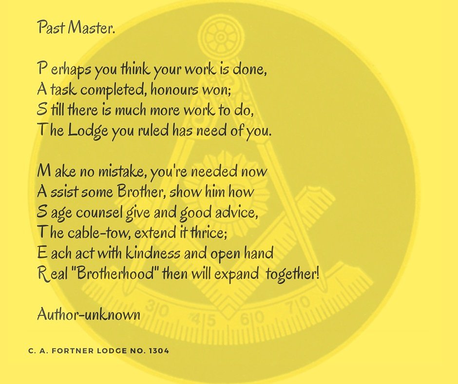 Cafortner1304's tweet photo. Thank you Past Masters for your continued leadership!
#BrothersCommit2018 #CAFortner1304 https://t.co/55JQTGL8Ff
