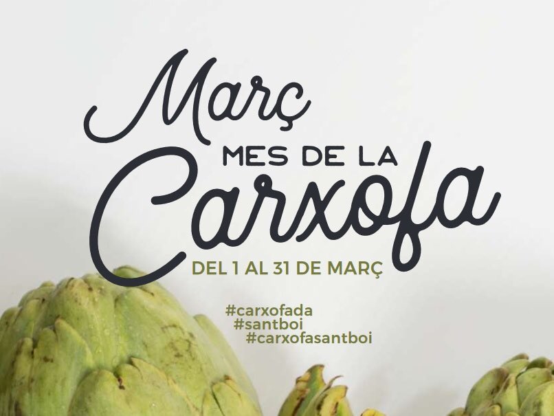 SBempresacomerc's tweet photo. Ja has tastat els menús #carxofers dels restaurants de #SantBoi? Aprofita el mes de març per tastar els millors plats a base de #carxofes!😋 👉🏻https://t.co/e523Pr4rg5 @DEGUSTASANTBOI @BaviBistro @ElPoudelaBeleta @elpecadodcupido @DiversusSB @MARIMORENAREST #carxofada https://t.co/c9VXPTVgAv