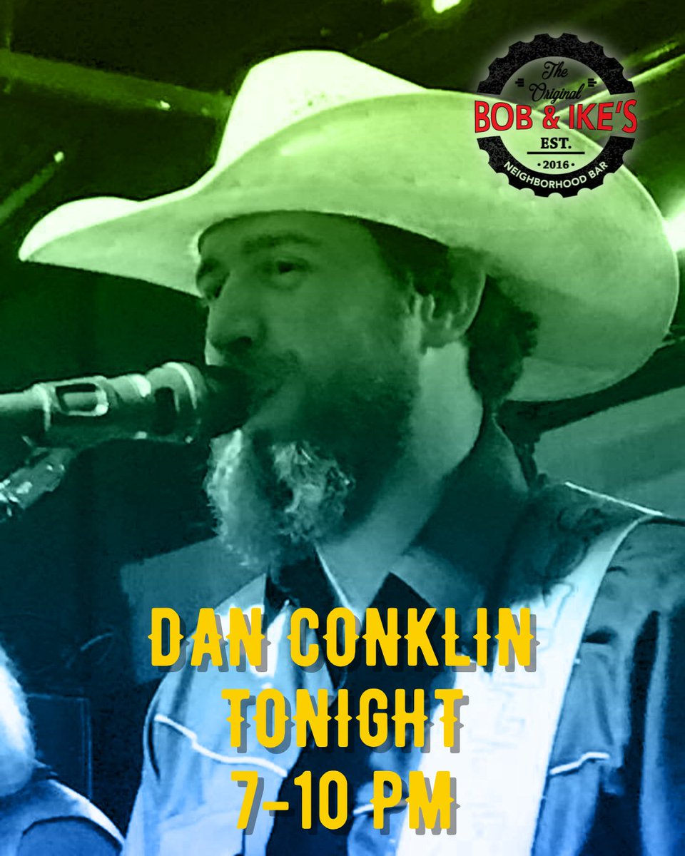 Dan Conklin returns to Bob &amp; Ike's TONIGHT! Don't miss this show! #BobAndIkes #SGF #Music