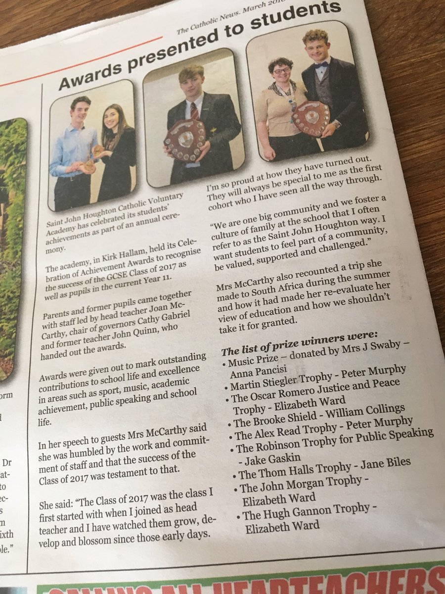 SJHCVA's tweet photo. Lovely to see our awards ceremony featured in the Catholic News https://t.co/37JhYjyO66