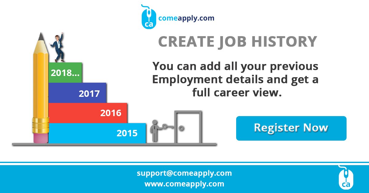 ComeApplydotcom's tweet photo. CREATE JOB HISTORY
#ComeApply #JobHistory #InterviewFeedback #GetJobStatus #FreeJobManager #JobApplyAssistant #NewTrendJobApply
Start Your Experience: https://t.co/HJjidZ57Kp https://t.co/2e0FAGQk32