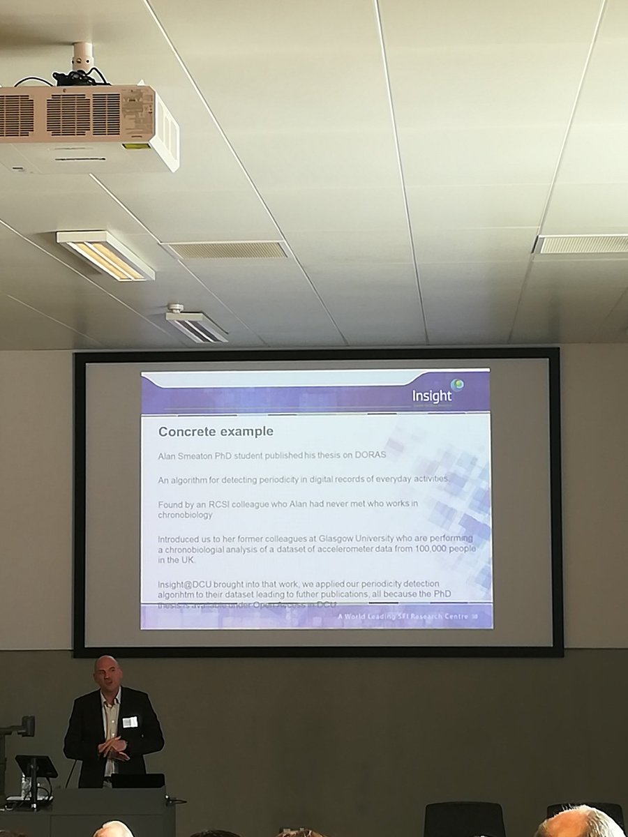 ronancox2's tweet photo. Fantastic example of close collaboration between @DublinCityUni insights team and @DCULIB to understand, track and support #OA publications #DCUOSC18 https://t.co/shH0zQ4Zyk