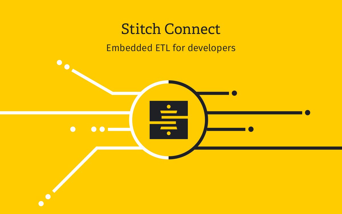 Introducing Stitch Connect - a toolkit that lets developers incorporate the power of Stitch's data integration platform directly into their applications. buff.ly/2uaQZN2