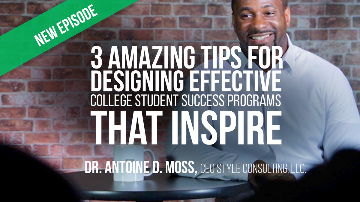 GYBCLE's tweet image. In this episode #Expert Dr. Antoine Moss @2PositiveTweets shares 3 Amazing Tips for Designing Effective #College Student Success Programs that Inspire! Watch now. #CLE #NEOhio bit.ly/2ooMTvk