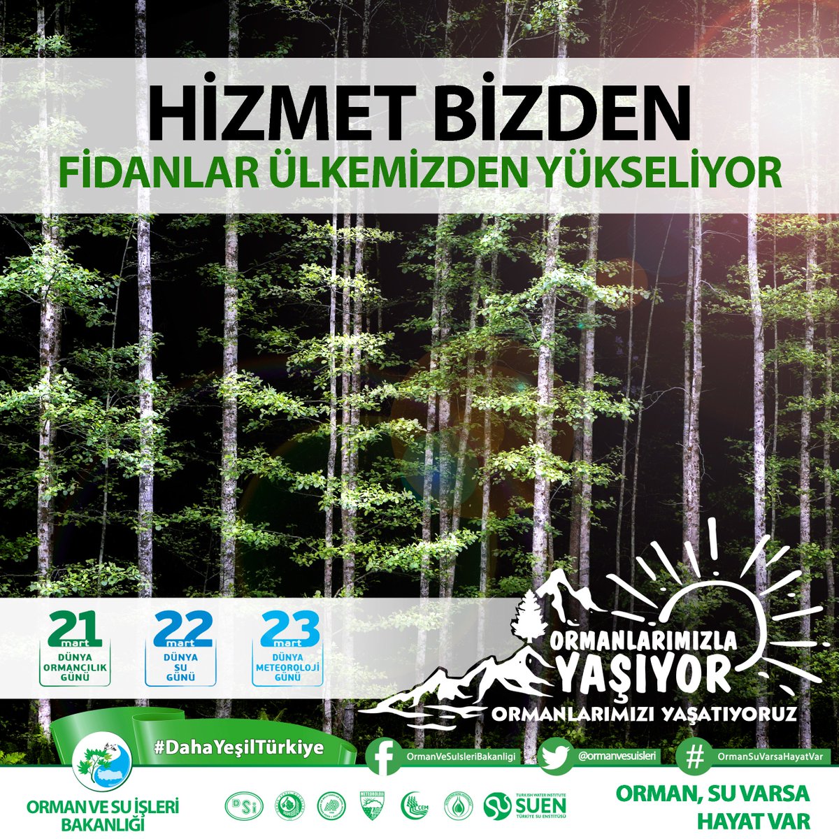 Ülkemizin güzelliklerini herkes görsün istedik, korunan alanlarımızda 2003 yılında 5,5 milyon olan ziyaretçi sayısını 2017 yılında 25 milyona çıkardık… #DahaYeşilTürkiye
