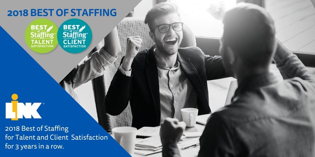 LinkStaffing's tweet photo. Fewer than 2% of all staffing agencies in the U.S. and Canada earned the 2018 Best of Staffing Award for service excellence.
#Bestofstaffing #inavero #bestofstaffing2018 #staffing #awards #2018Bestofstaffing #serviceexcellence #business #excellence https://t.co/GIGJCHnk5w
