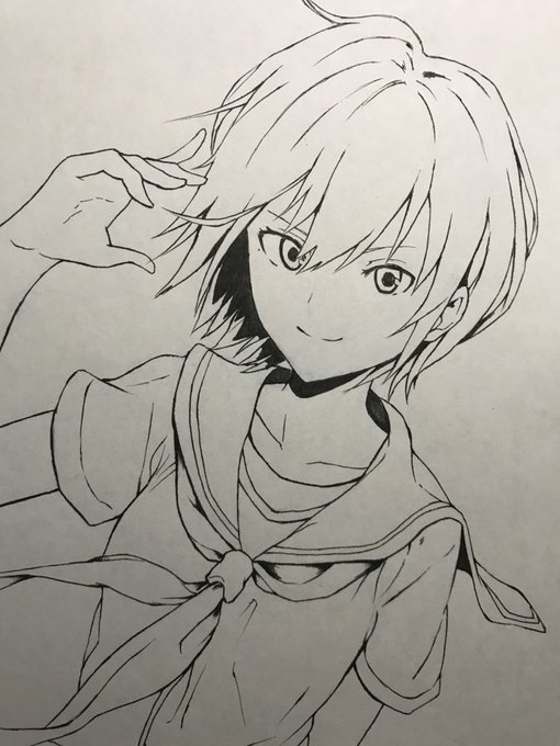 ペン入れ練習✍️ 