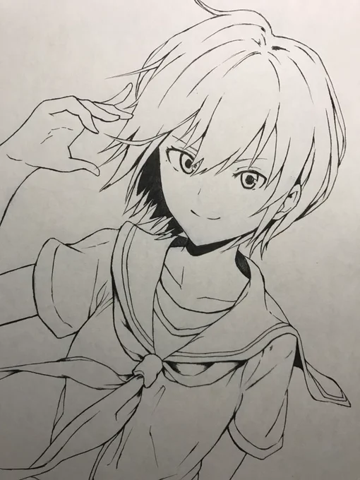 ペン入れ練習✍️ 