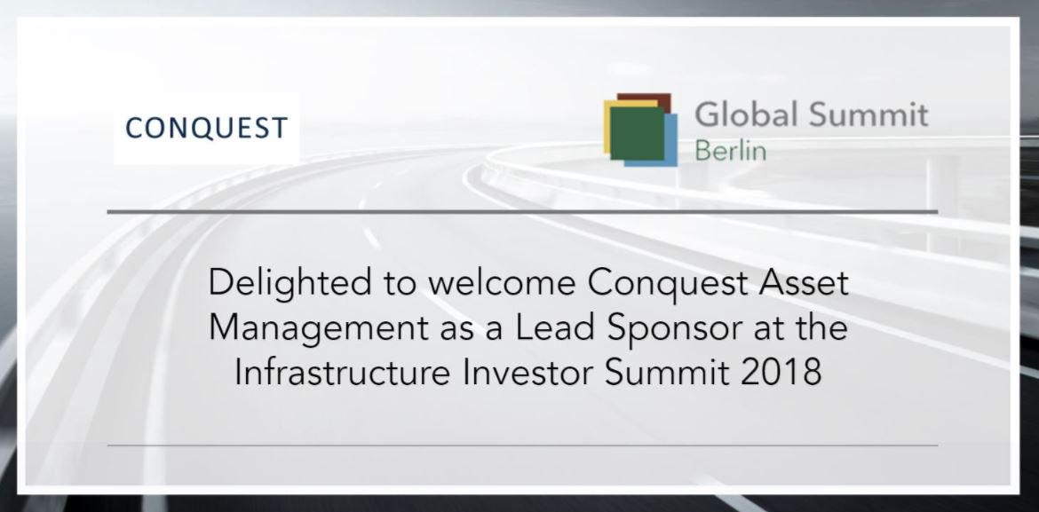 IInews's tweet image. Delighted to welcome Conquest Asset Management as a Lead Sponsor at the #IIGSummit 2018