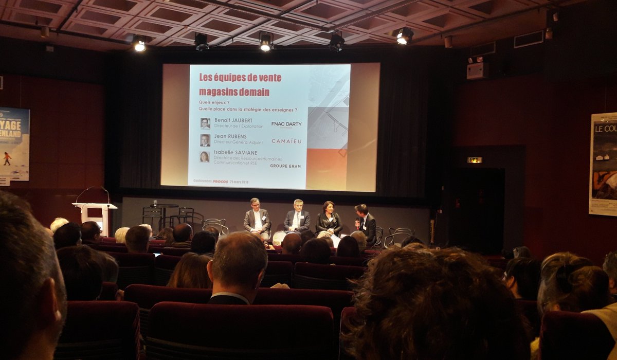 CCIDeuxSevres's tweet image. La @CCIDeuxSevres participe à la journée de conférence/débats organisée par Procos, fédération du commerce spécialisé, à Paris sur le thème "Le magasin  au centre de l'expérience client et de la ville de demain" #commerce #Procos