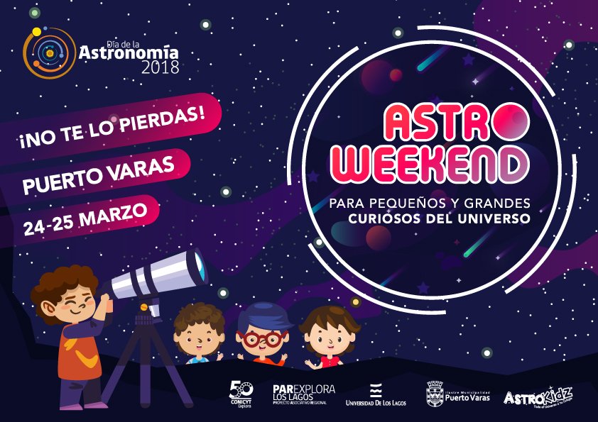 muniptovaras's tweet photo. Descubre el maravilloso mundo del universo en la #AstroWeekend de @PARexploralagos en #PuertoVaras este fin de semana. 🔭💫 https://t.co/eARaJp2kNe