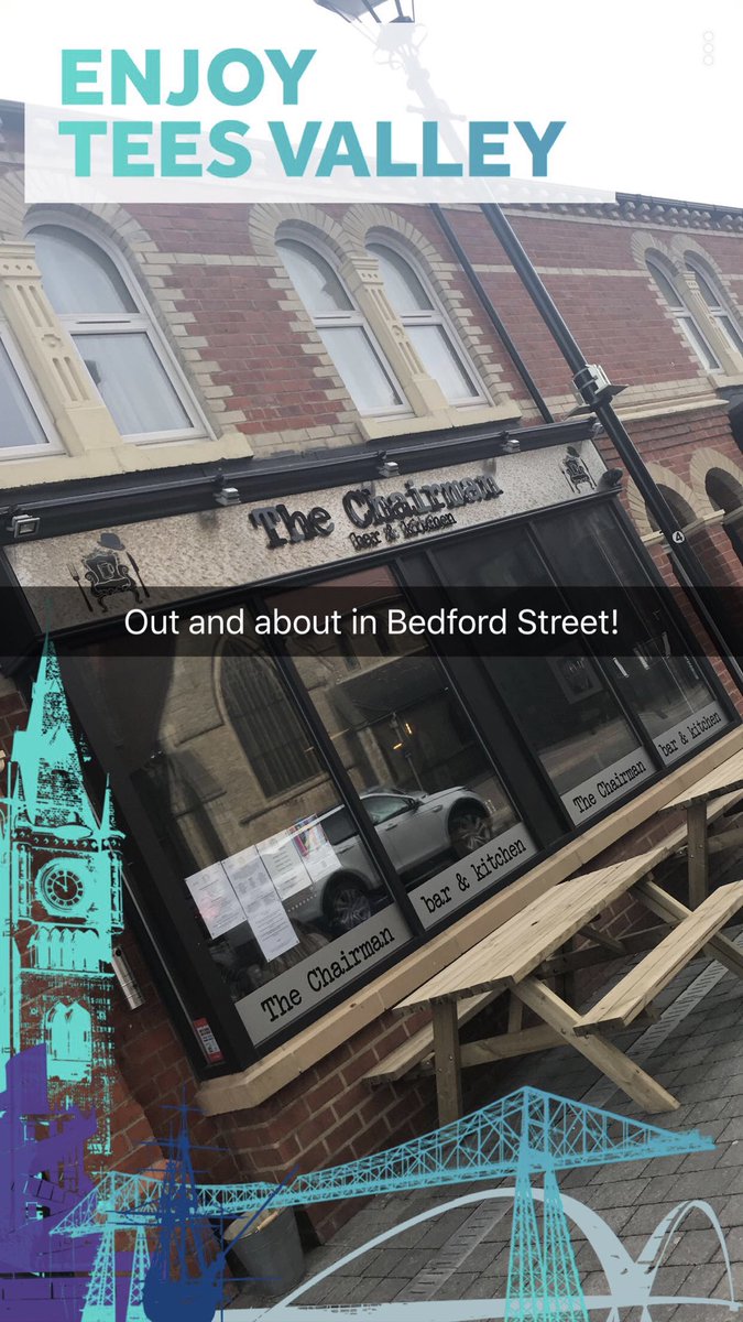 We’re on Snapchat @enjoyteesvalley and have our very own #ENJOY filter, give us a follow!! We’ve popped to Bedford Street &amp; Baker Street to see what’s happening! @lovembro @lovembro <a href="/teessideuni/">Teesside University</a>