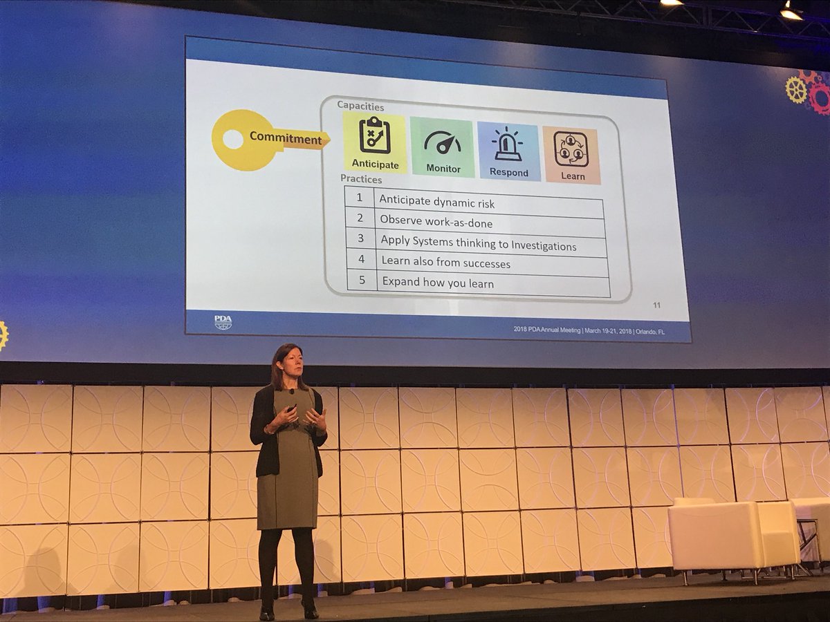 emma_ramnarine's tweet photo. Build resilience capacity by doing simple practical things. Improve Human Performance - Resilience EngineeringAmy Wilson, Biogen #PDAAnnual https://t.co/t3PtfCRxq6