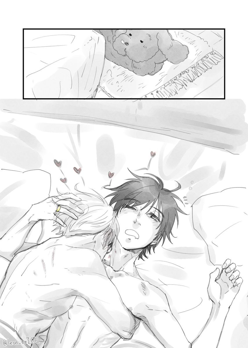 #ヴィク勇春のキス祭り
再掲😋ちょっと傷痕ありけり😇 