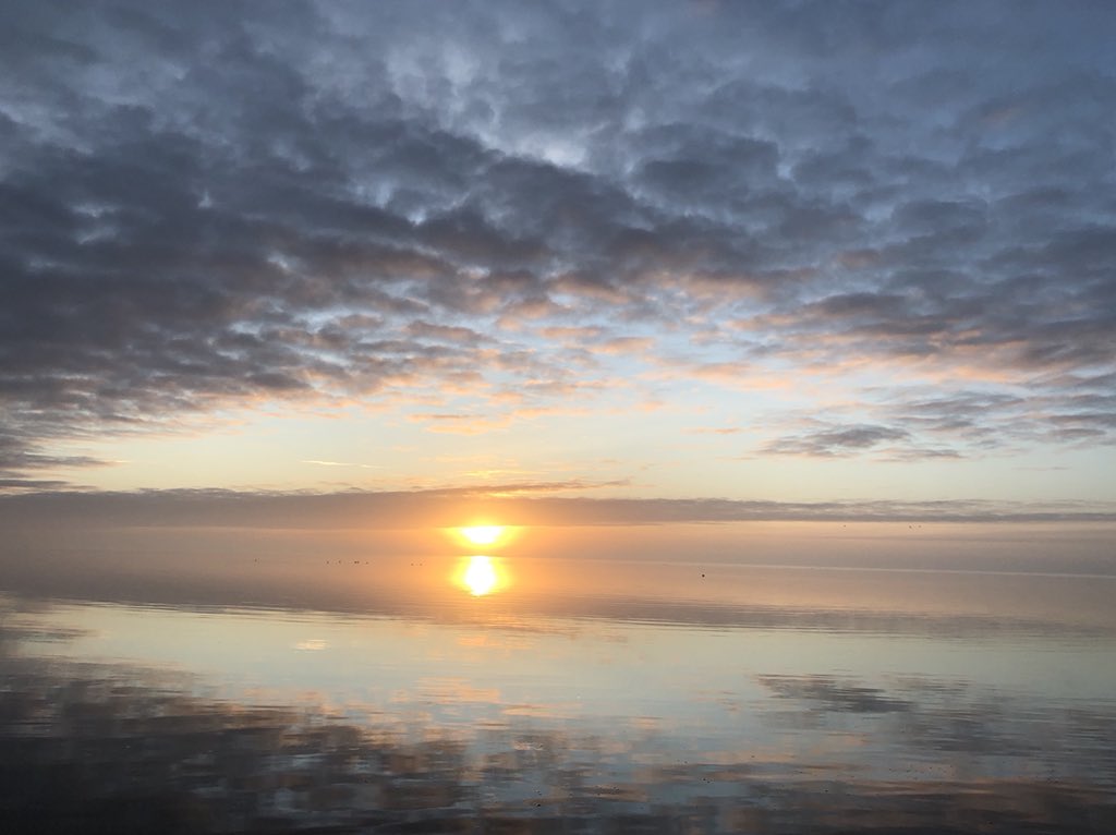 Heerlijk lenteweer! #Texel #zonsopkomst #lente