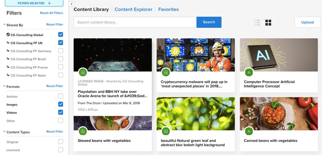 WelcomeSW's tweet photo. We're proud to announce the launch of Library, the newest module in the @NewsCred Content Marketing Platform, which streamlines global/local #contentmarketing: https://t.co/OhfocvZgTi https://t.co/K1YM0uNKUw