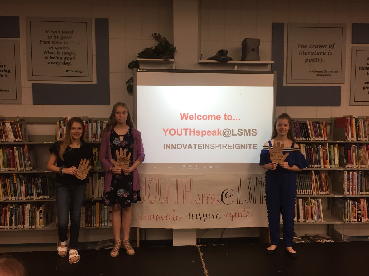 6th grade students pledge to prevent bullying during YOUTHspeak@LSMS