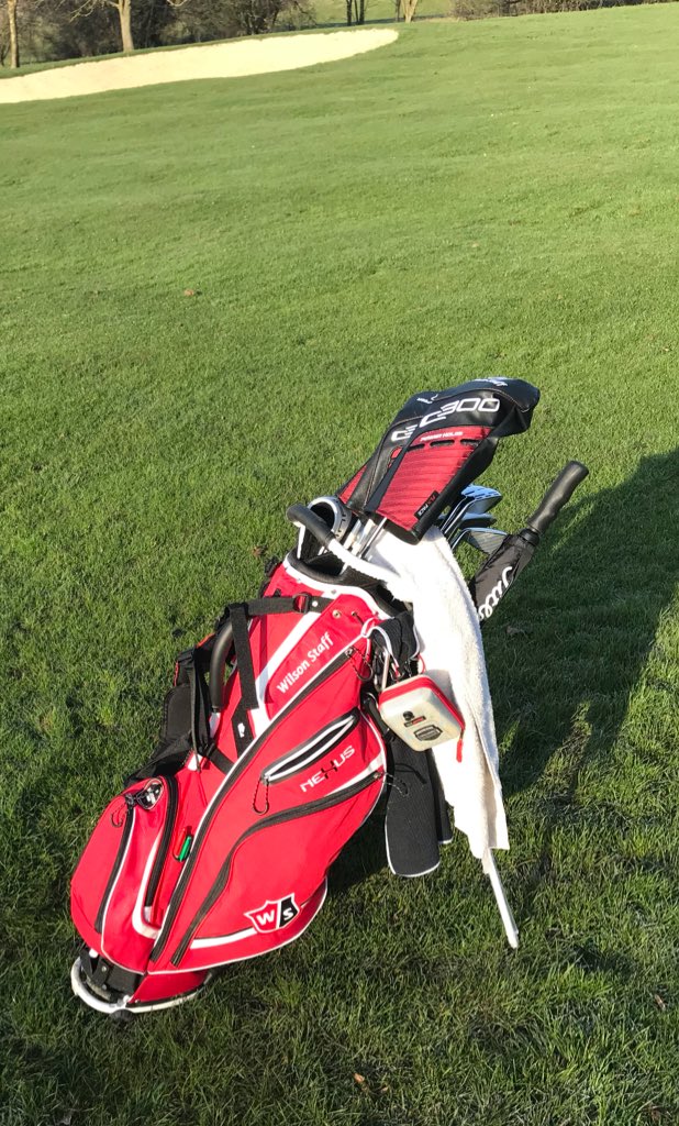 Crinkle22's tweet photo. Rocking @WilsonGolfUK Set played lovely buzzing for the season to get going now #WAS #C300 #pmpwedges https://t.co/3QwztQ8zoJ