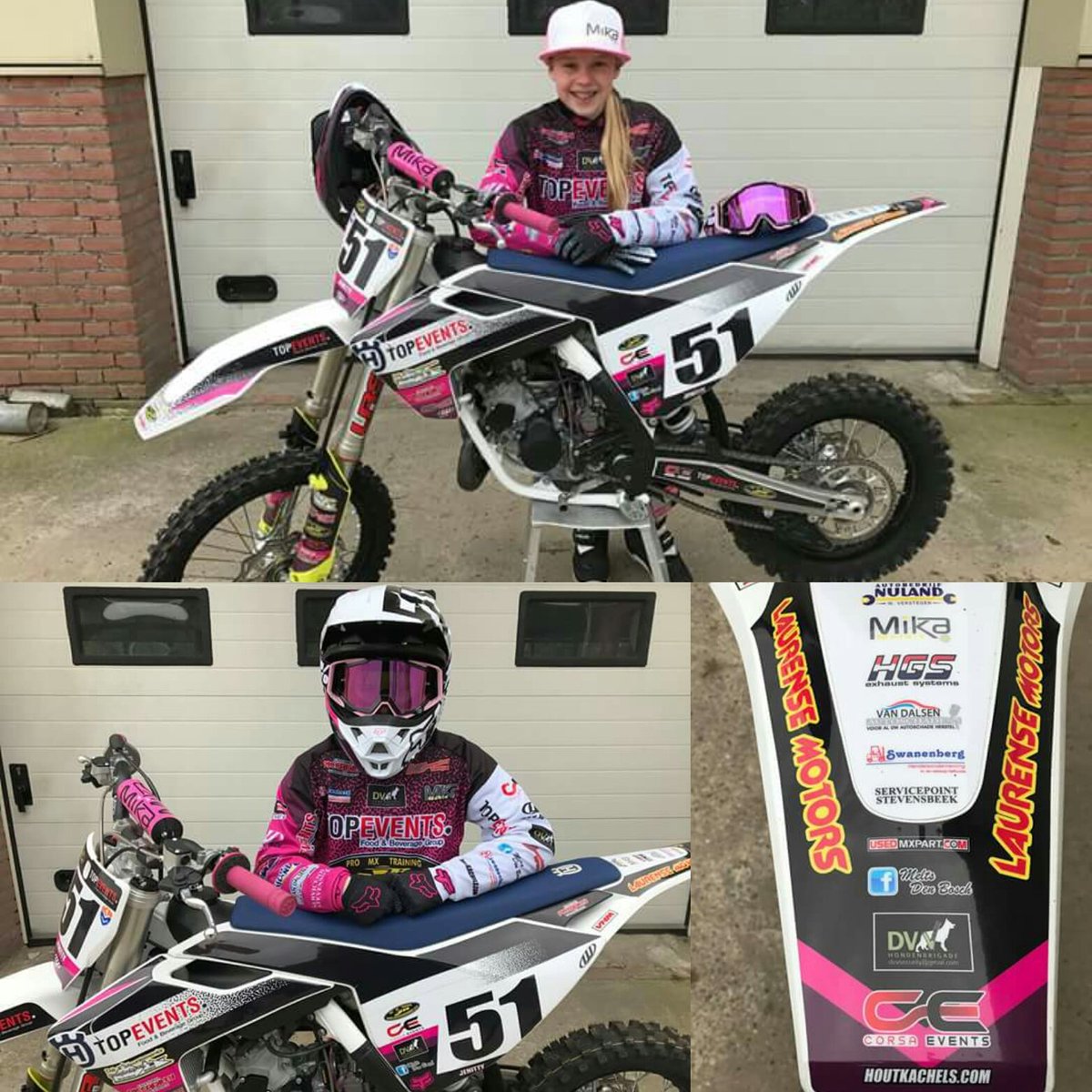 corsaeventgroup's tweet image. We will remain a partner of the young blonde lady, Jenitty van der Beek, in 2018. Switching to the 85ccm class is a new adventure, but we are sure she will be competitive with her Husqvarna TC85. #husqvarna #tc85 #mikametals #mikamob #corsaevents