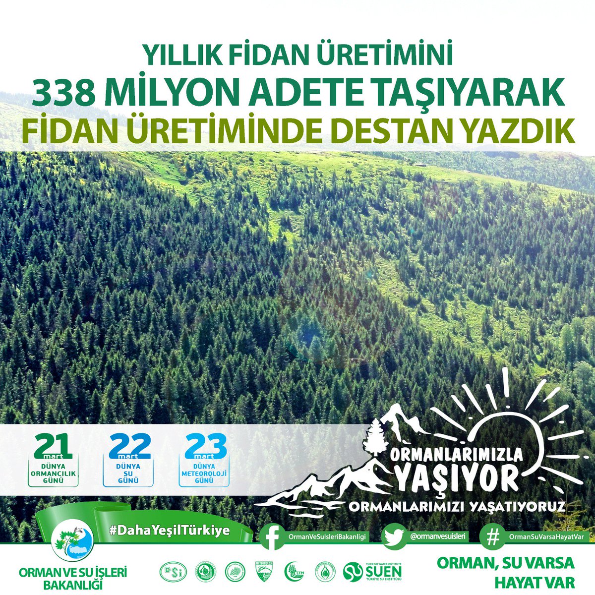 #DahaYeşilTürkiye