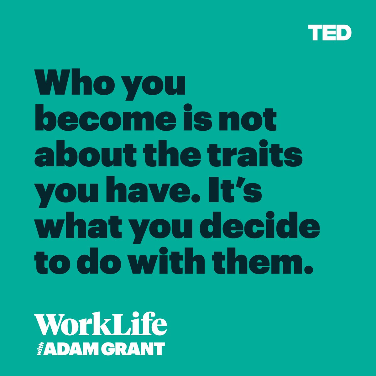 Your personality matters, but your ability to adapt matters more. The most effective leaders aren't extraverts or introverts. They're ambiverts: people who strike a balance of talking and listening.
#WorkLife: itunes.apple.com/us/podcast/wor…