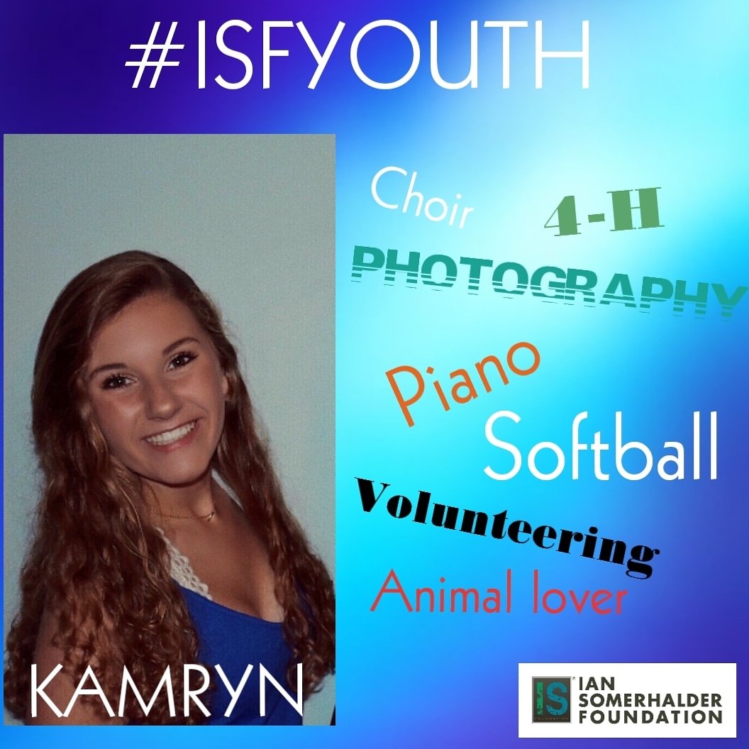 ISF YOUTH VOLUNTEER SPOTLIGHT

KAMRYN!

Welcome to the ISF family Kamryn!!
#ISFYOUTH #PIANO #VOLUNTEERING #ANIMALLOVER #ISF