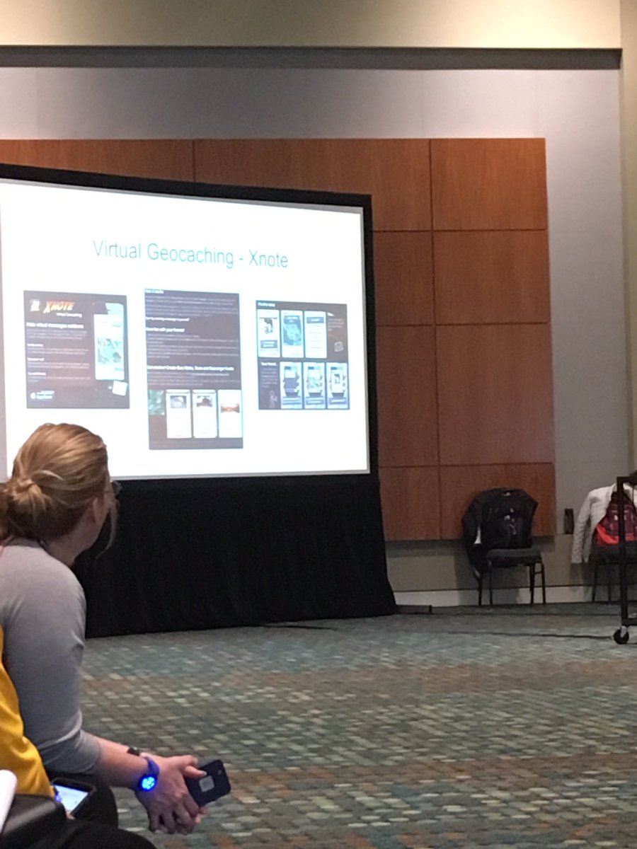 FCPS_ElemHPE's tweet image. Ran into @kniper1 at the Virtual Personalized Learning Session; using #IHT HR monitors &amp;amp; geocaching w #XNote Personalizing workouts for #fcpspe in #SHAPENashville